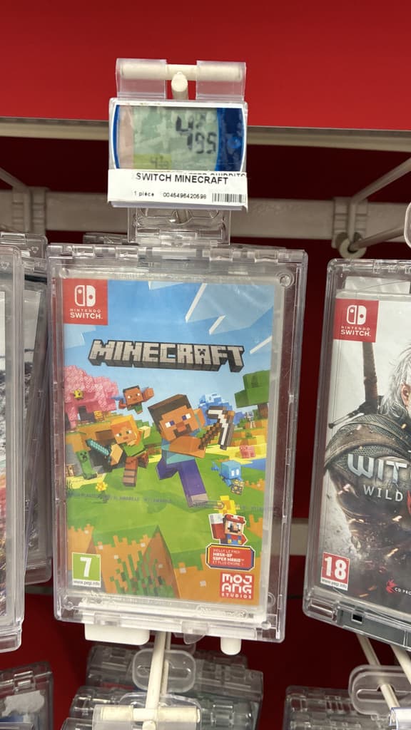 Minecraft à prix mini sur Nintendo Switch chez Carrefour Liévin