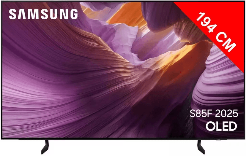 Code promo - TV Samsung OLED 77" S85F 4K 120Hz à prix réduit avec cagnotte