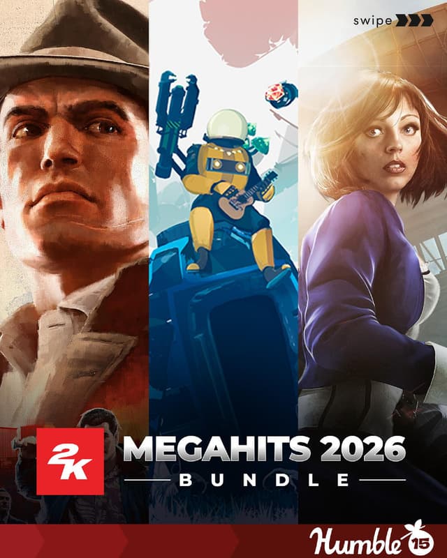 Pack 2K Megahits 2026 : 15 jeux PC à prix mini