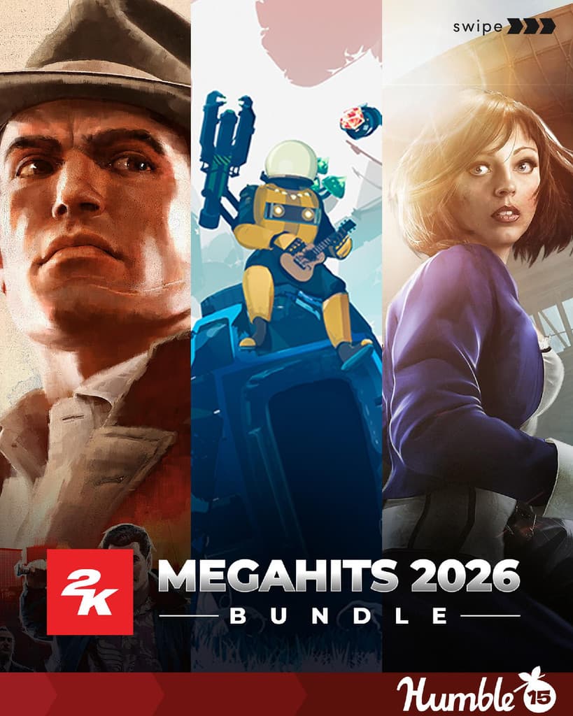 Pack 2K Megahits 2026 : 15 jeux PC à prix mini