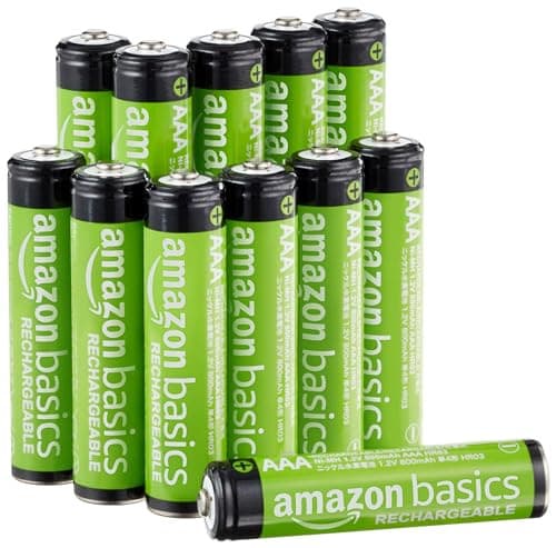 Lot de 12 Piles Rechargeables AAA Pré-Chargées pour Appareils Électroniques