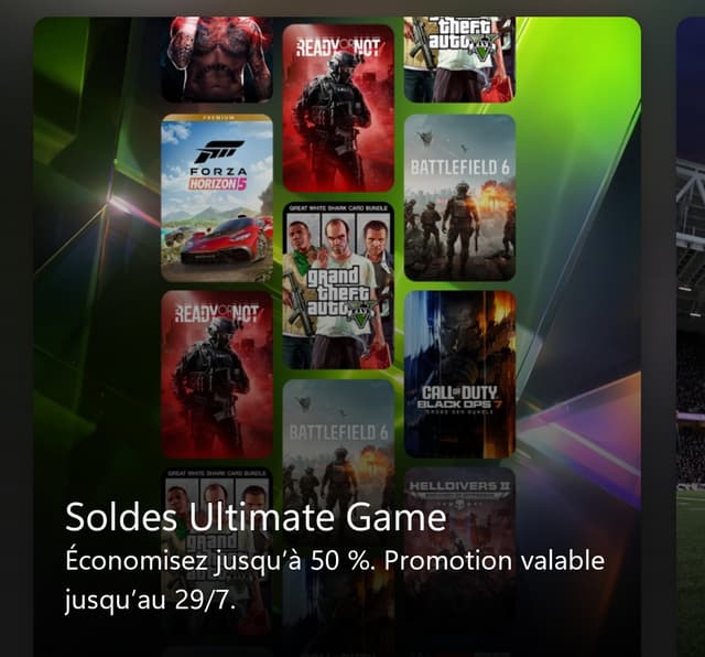 Soldes été 2026 Xbox : les meilleures promos jusqu'au 29 juillet