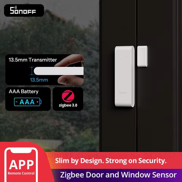 Code promo - 4 Capteurs Zigbee Sonoff pour portes et fenêtres