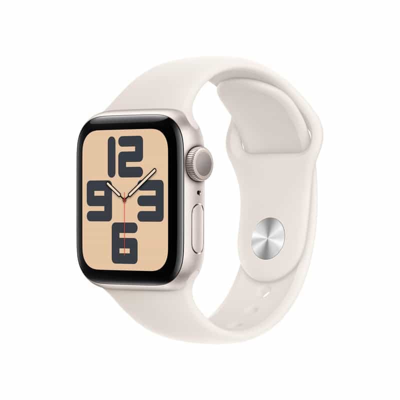 Apple Watch SE Lumière Stellaire (2023) - 2ème Génération - GPS, 40mm, Taille S/M