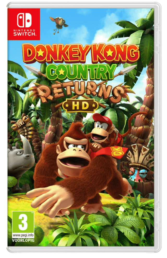 Donkey Kong Returns HD disponible en magasin sur Switch