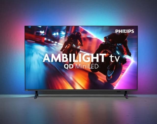 Téléviseur 65" Philips QD Mini LED 4K avec Ambilight