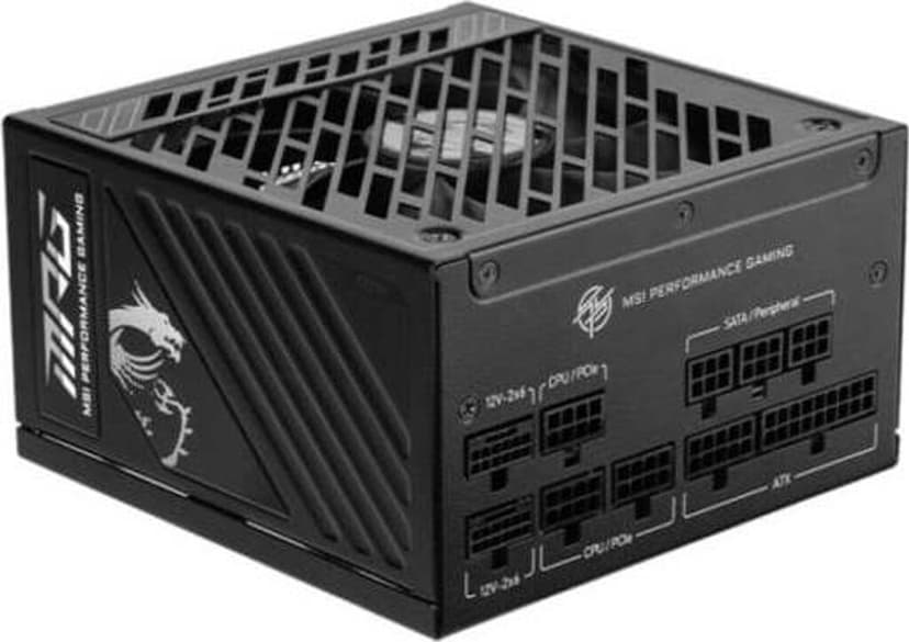 Alimentation PC MSI ATX 1000W 80+ Gold Modulaire Noir