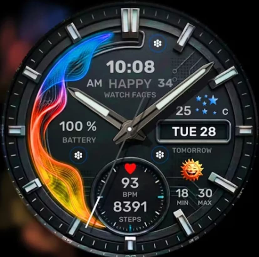 Montre connectée Digital h1402 Forecast Modern Space - Wear OS