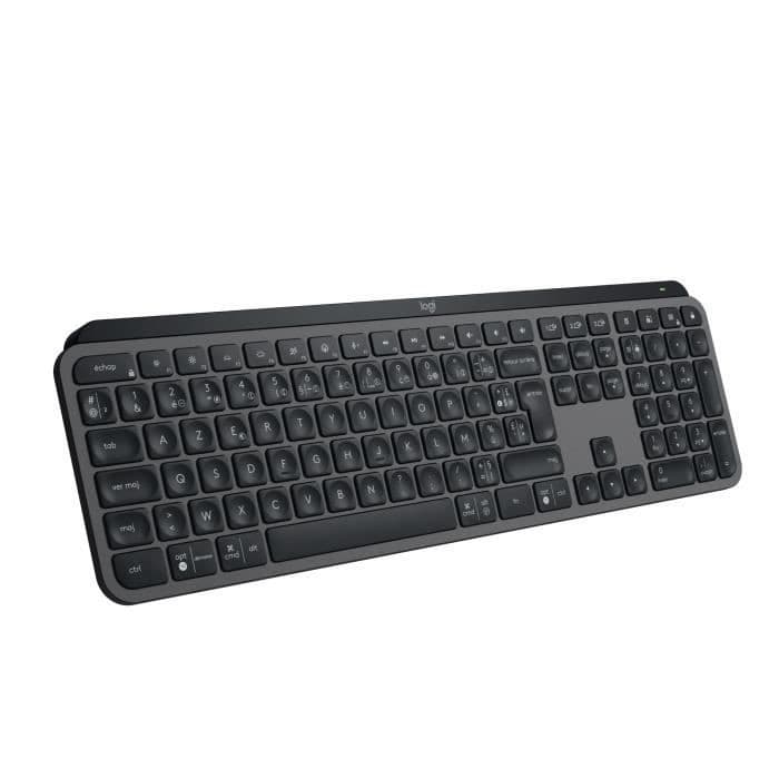 Code promo - Clavier sans fil Logitech MX Keys S - Azerty rétroéclairé USB-C Gris