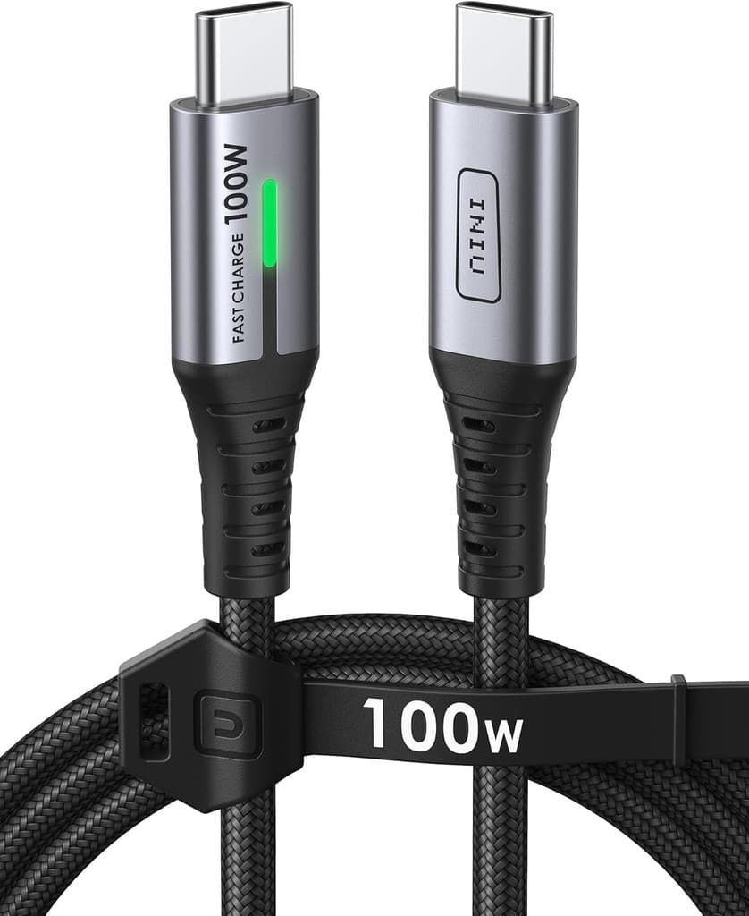Câble USB-C 100W Iniu - Charge Ultra Rapide et Sécurisée