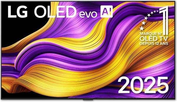 TV LG OLED 65" G5 - Écran OLED 4K 120Hz avec Dolby Vision