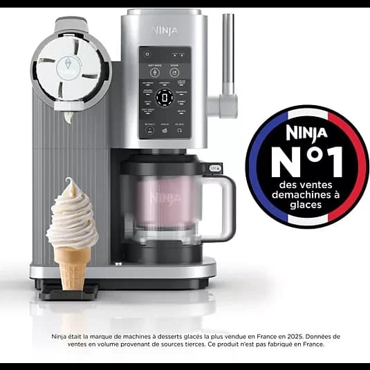 Ninja Creami Swirl NC701 : sorbetière polyvalente pour glaces maison