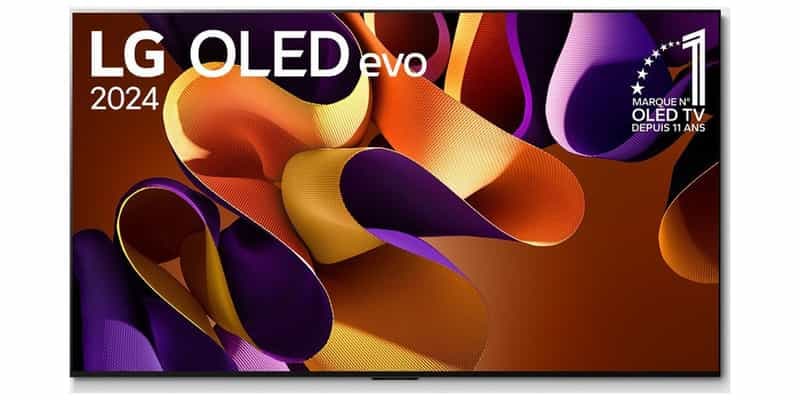 Téléviseur LG OLED65G4 de 65 pouces - Technologie OLED, 4K Ultra HD (offre de remboursement de 300€)