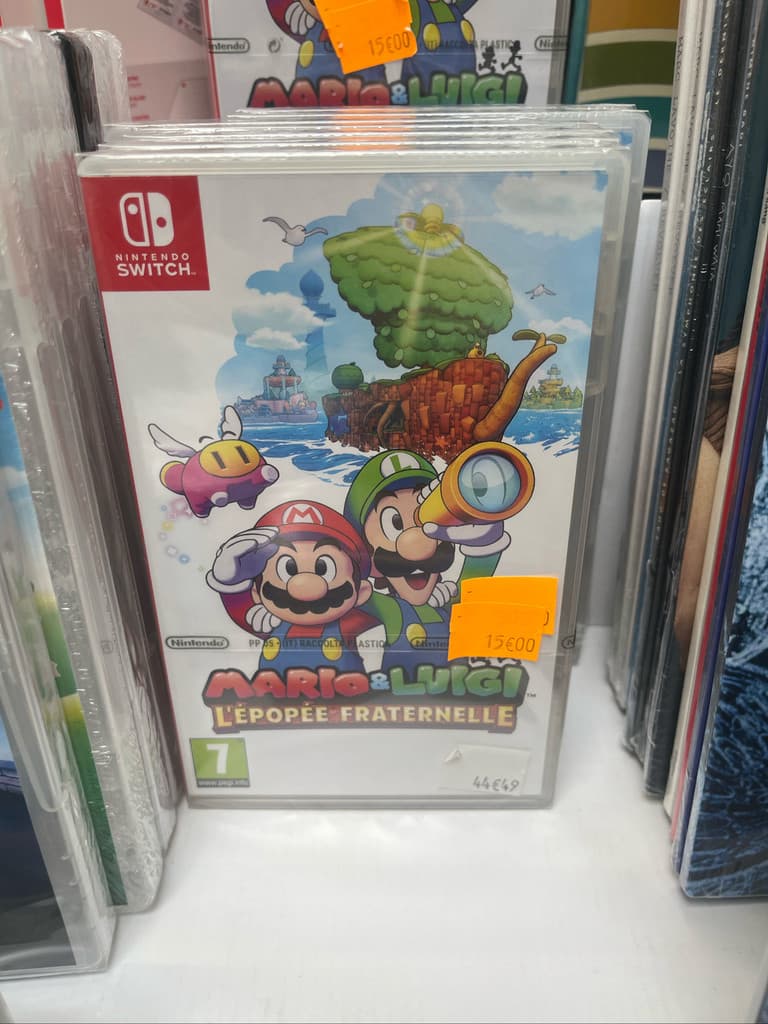 Mario & Luigi : L’Épopée Fraternelle à prix réduit en magasin