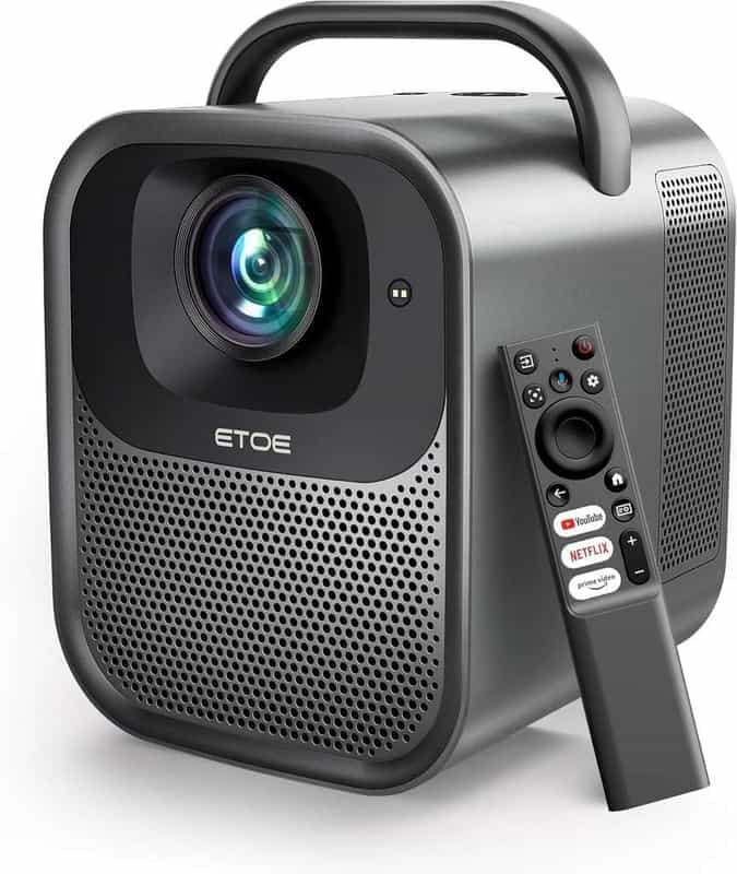 Projecteur Intelligent ETOE Seal Pro - Image HD, Son Dolby, Google TV/Netflix, Livraison Gratuite (Stock EU)