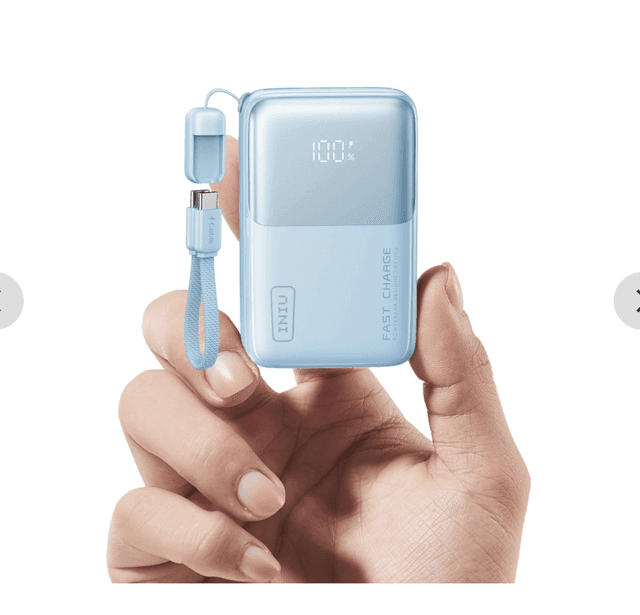 Code promo - Batterie externe INIU 10 000 mAh 45 W avec gravure