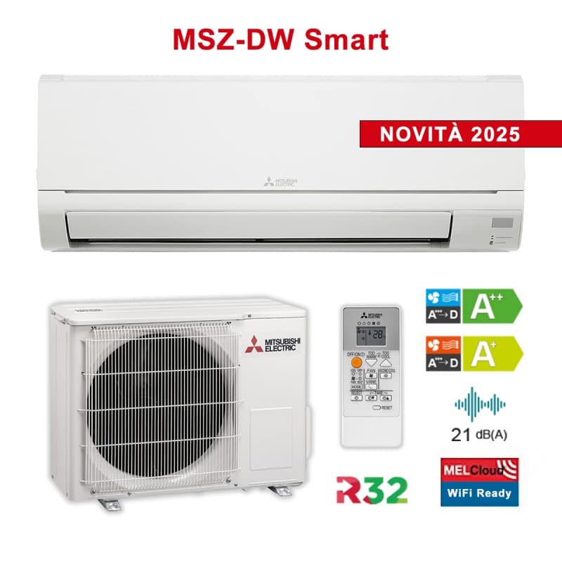 Climatiseur Mitsubishi Electric 18000 BTU Inverter R32 Wi-Fi Ready