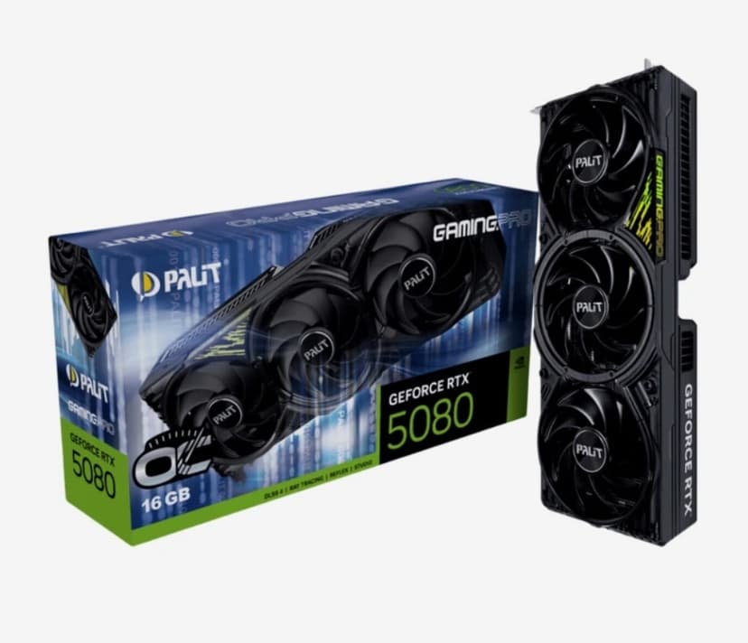 Palit RTX 5080 GamingPro 16 Go : performances et refroidissement optimisés