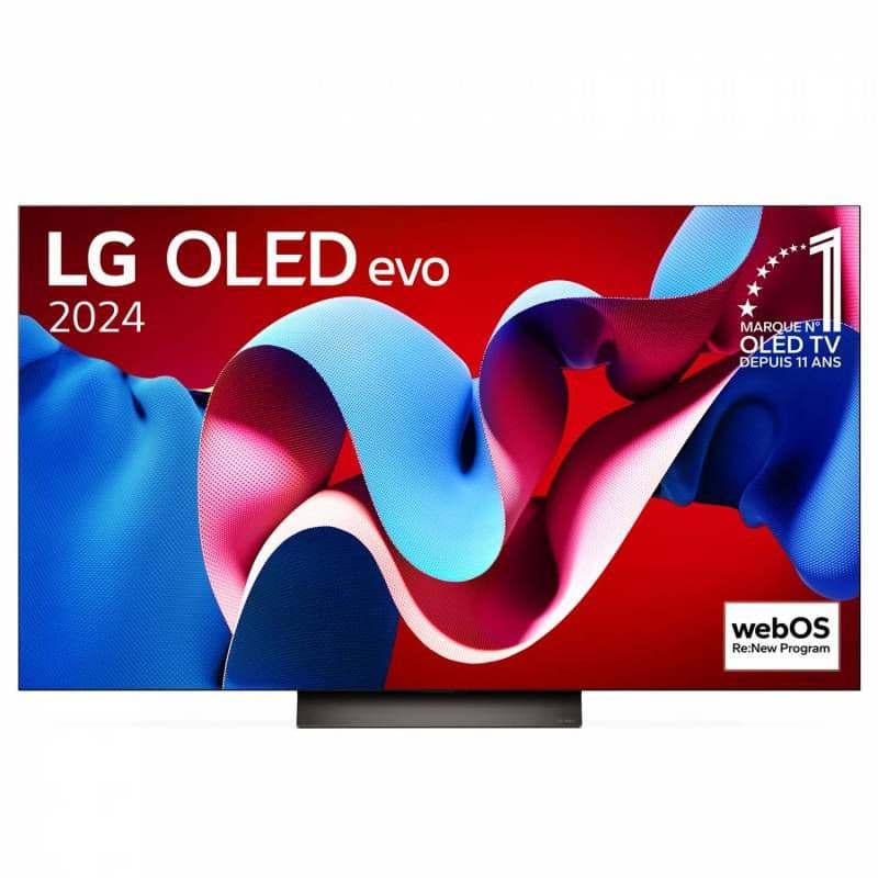 ✨ TV 55" OLED Evo LG OLED55C4 (2024) - 4K Ultra HD, 144Hz, HDR10 Pro, Dolby Vision/Atmos, HDMI 2.1, FreeSync Premium 🎮🎥