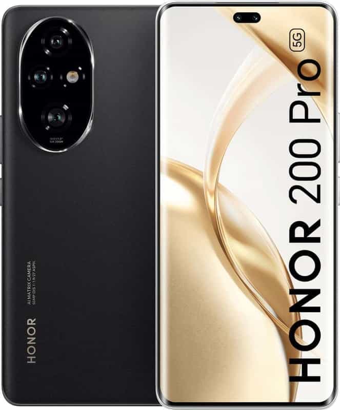 Smartphone Honor 200 Pro - Écran AMOLED QHD 6.78", 120Hz, Snapdragon 8s Gen3, 12Go RAM, 512 Go, Charge 100W