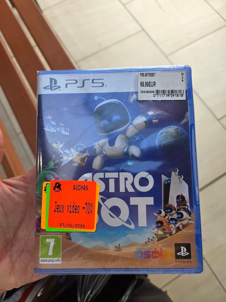 Astro Bot en promo à -70% chez Auchan Cesson