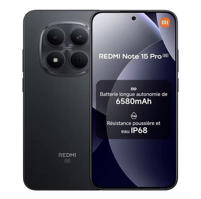 Code promo - Xiaomi Redmi Note 15 Pro 5G : 8 Go/256 Go, écran fluide