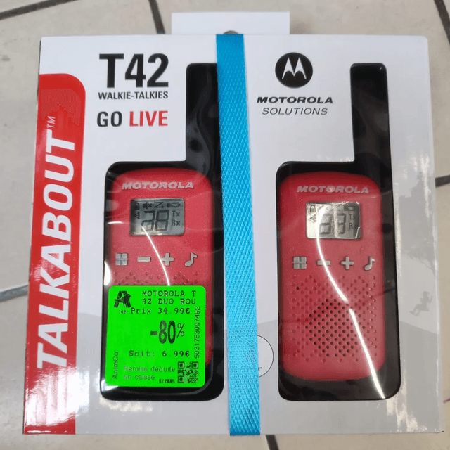 Talkie-walkie Motorola T42 en promo à Cognac