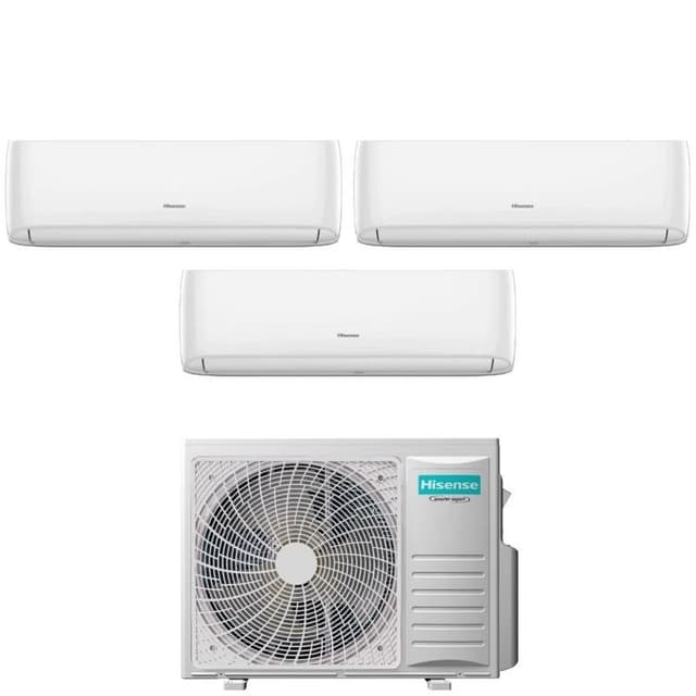 Climatiseur réversible Hisense Hi-Comfort Trial Split Inverter 3 unités Wi-Fi