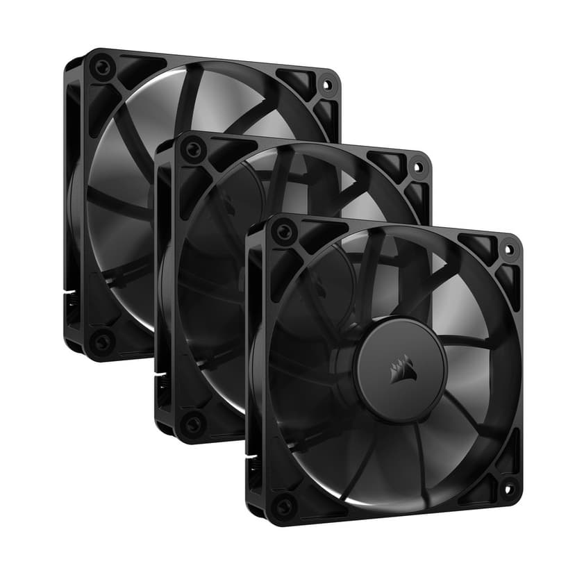 Kit de 3 Ventilateurs Corsair RS120 120mm : PWM, Daisy-Chain, Silencieux