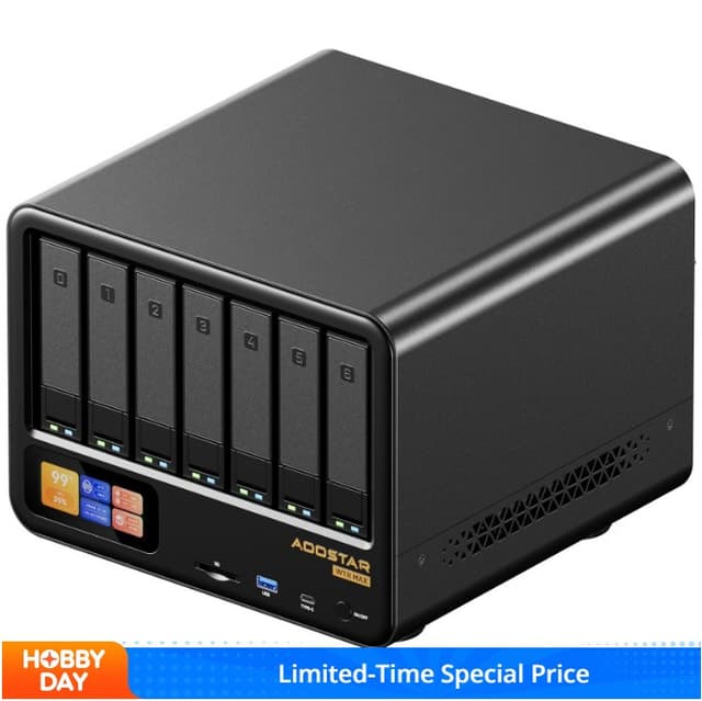 Code promo - NAS Aoostar WTR MAX 11 baies : Windows 11 + Ryzen 7 Pro