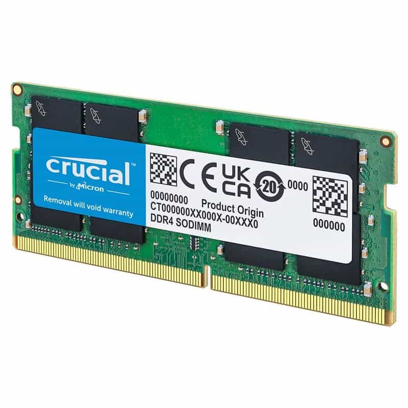 RAM Crucial CT16G4SFRA32A DDR4 pour PC portable - 16 Go, 3200 MHz, SODIMM