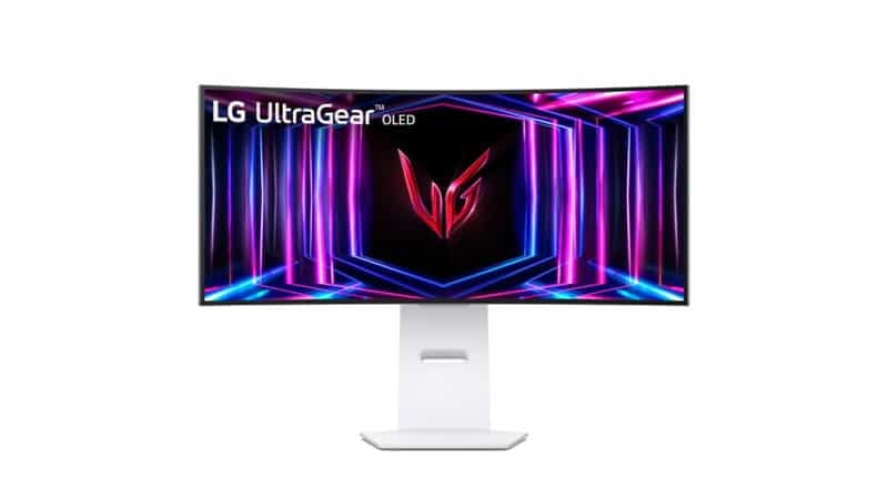Écran PC LG Ultragear 34GS95QE-W.AEU 34" - Dalle OLED, résolution QHD (3440x1440), 240Hz