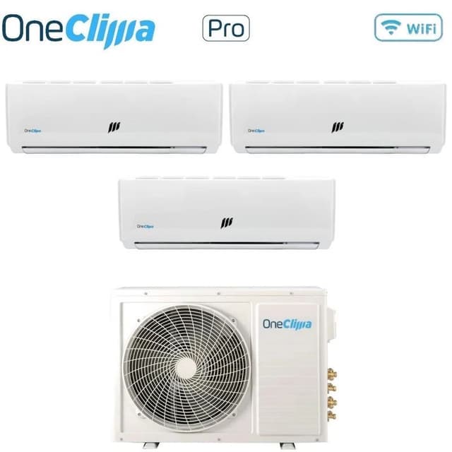 Climatiseur réversible tri-split OneClima Pro 9+9+12 : efficacité et économie