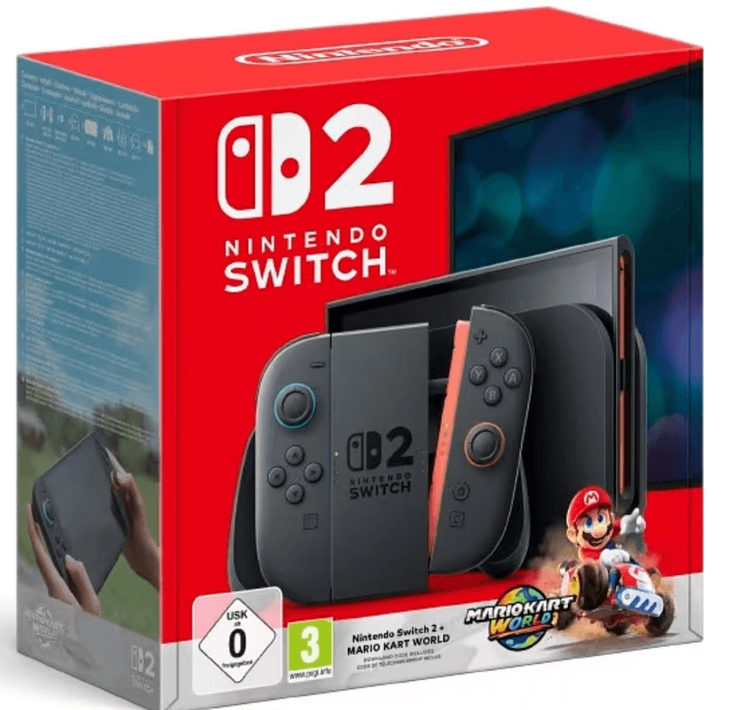 Console Nintendo Switch 2 avec Mario Kart - Bon d'achat chez E.Leclerc Libourne