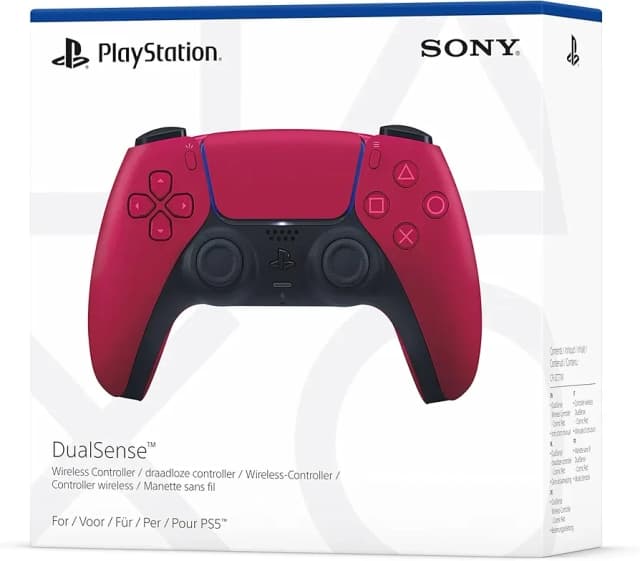 Manette PS5 DualSense rouge - Offre frontalière Belgique