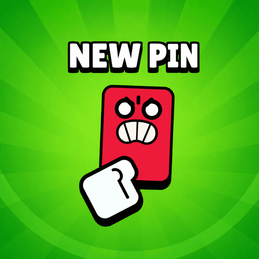 Pin Carton rouge ou 1000 Blings offerts dans Brawl Stars