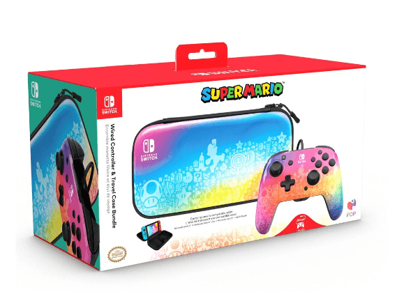 Manette filaire & étui voyage pour Nintendo Switch - Offre exclusive