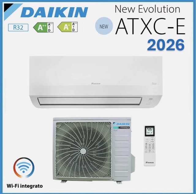 Daikin Sensira ATXC35E/ARXC35E - Climatiseur réversible 12000 BTU Wi-Fi intégré