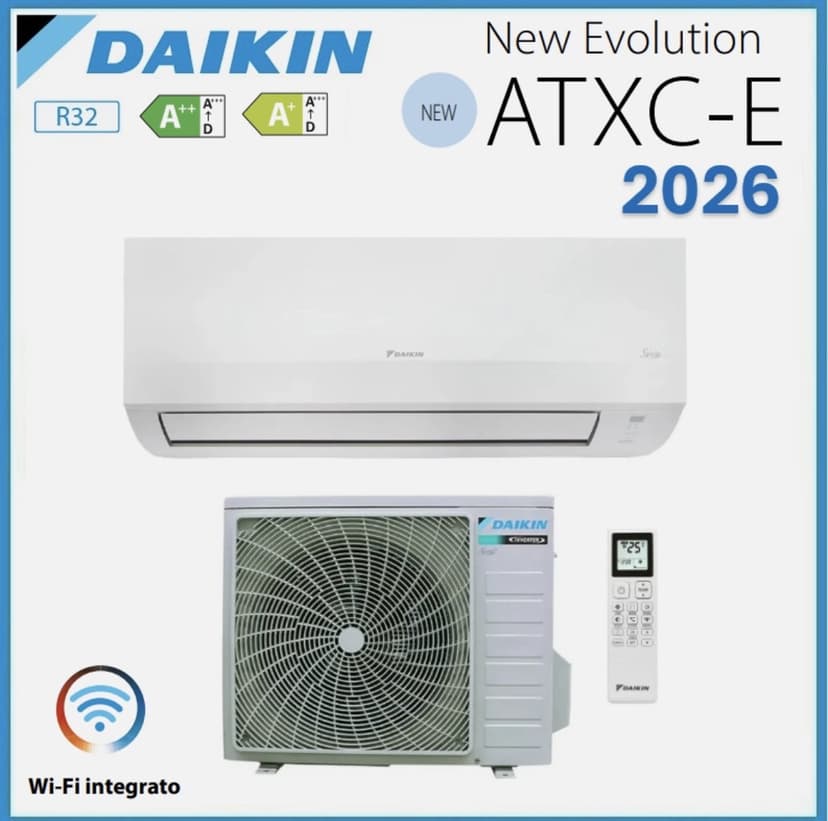 Daikin Sensira ATXC35E/ARXC35E - Climatiseur réversible 12000 BTU Wi-Fi intégré