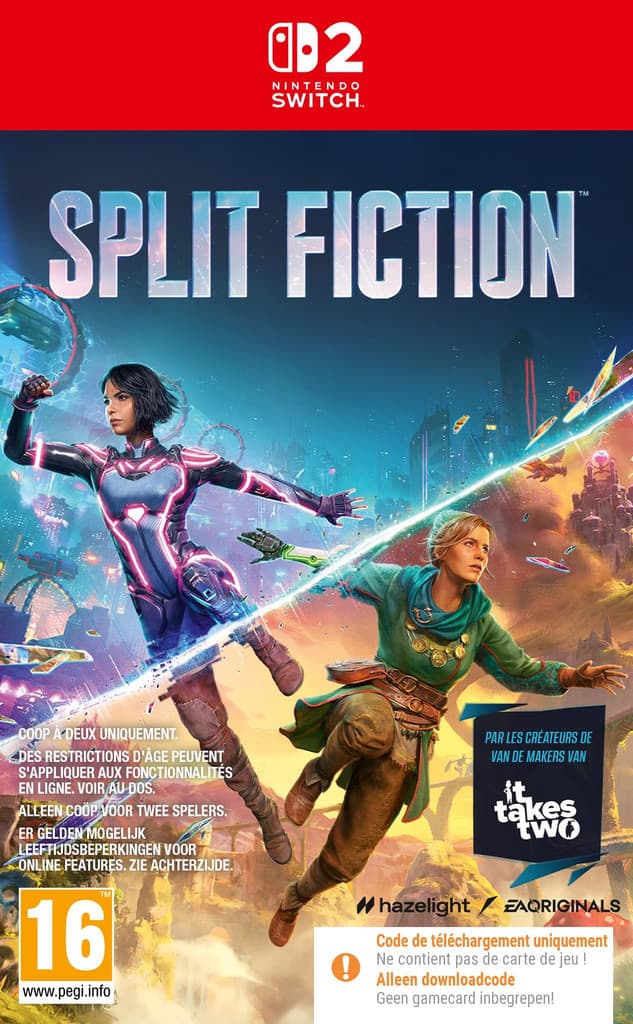 Aventure coopérative Split Fiction pour Nintendo Switch 2
