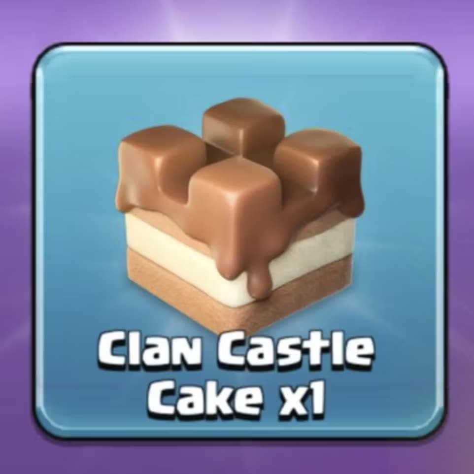 Gâteau Château de Clan gratuit sur Clash of Clans