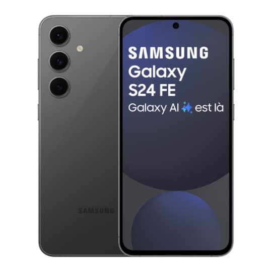 Samsung Galaxy S24 FE 6.7" - 128 Go Graphite : écran 5G et triple capteur