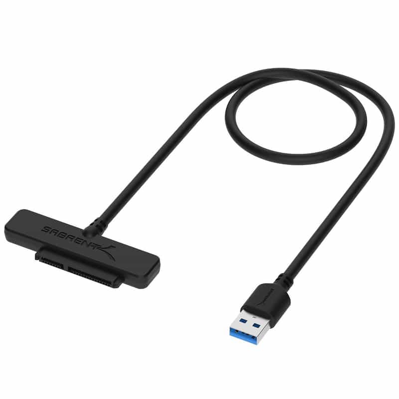 Adaptateur USB 3.2 vers SATA SABRENT pour HDD/SSD 2.5" - UASP/Trim/Smart