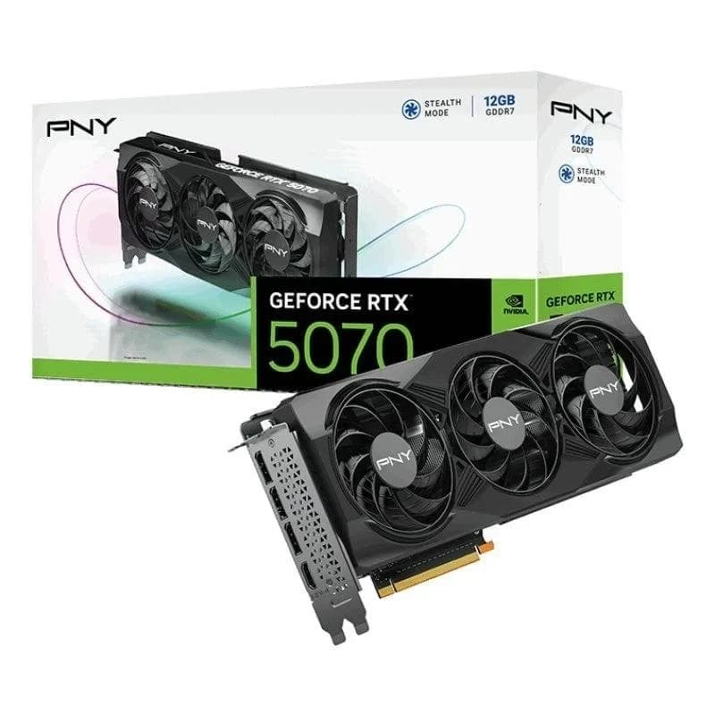 PNY GeForce RTX 5070 Triple Ventilateur 12GB GDDR7