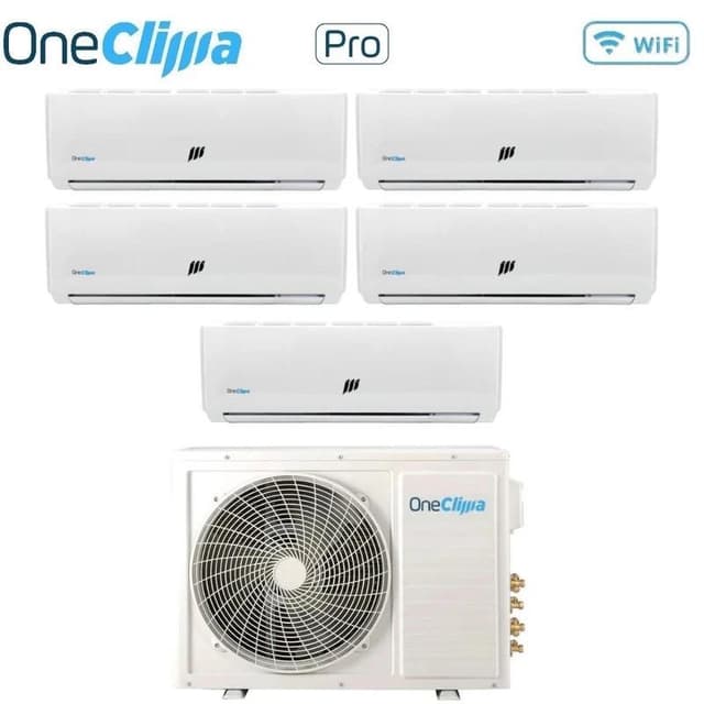 Climatiseur OneClima Penta Split Inverter PRO MLT42x5/Y24 : 5 unités intérieures