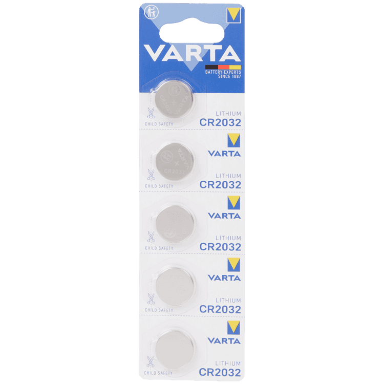 🔋 Pack de 5 piles boutons Varta CR2032 - Alimentation fiable pour vos appareils ! 🔋