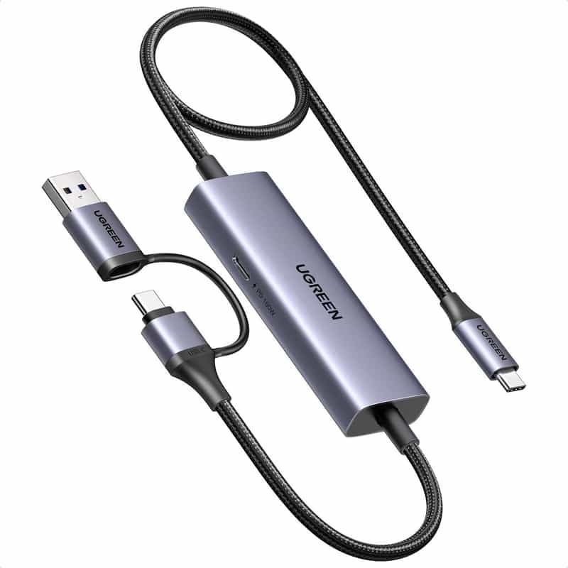 🎥✨ Carte de Capture Vidéo UGREEN USB-C PD 100W : 2K@30Hz / 1080P@60FPS - Idéale pour Streaming & Enregistrement (Avec Coupon Réduction) ✨🔋
