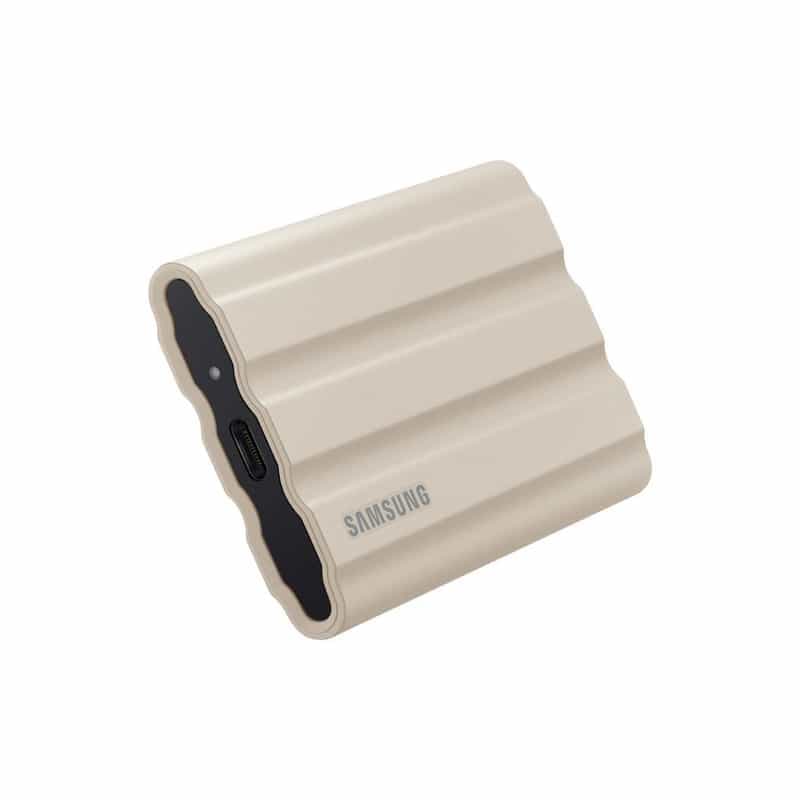 Code promo - SSD Externe Samsung T7 Shield 1 To Beige - Vitesse 1050 Mo/s, USB 3.2 Gen 2