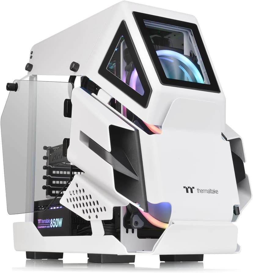 Boîtier PC Thermaltake AH T200 Snow Edition - Micro-ATX