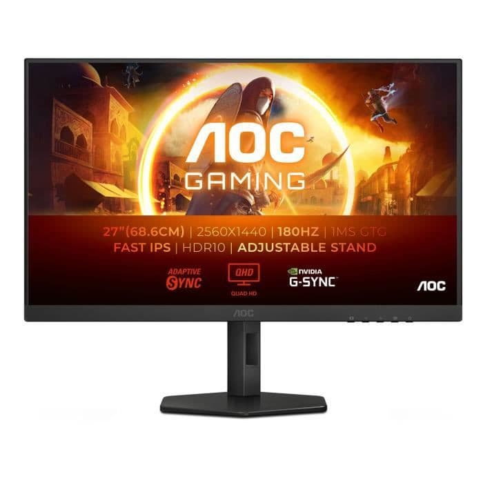 Écran Gaming AOC Q27G4XF 27'' - QHD 2560 x 1440p 180Hz, IPS 0,5ms, HDR 10